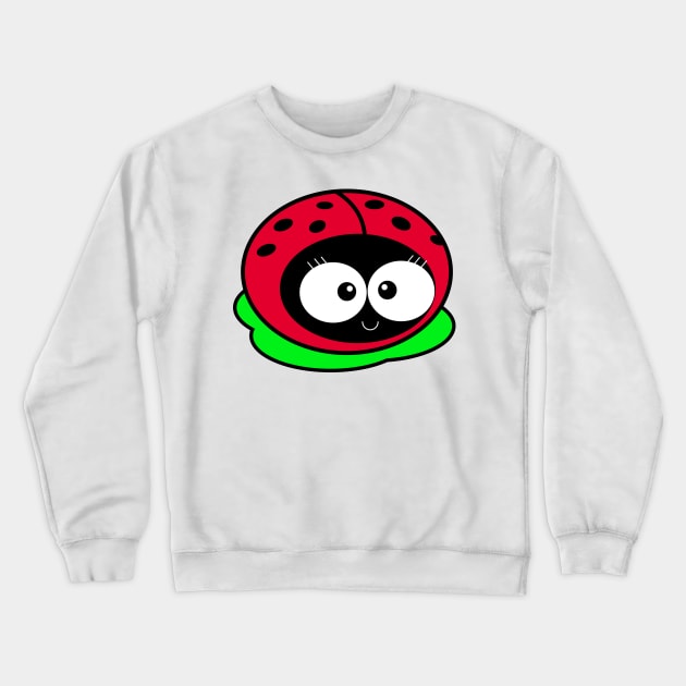 Sweet ladybug, cute animals Crewneck Sweatshirt by IDesign23